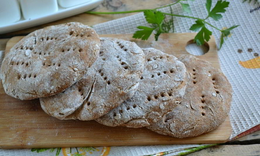 Рецепт ржаные лепешки без дрожжей