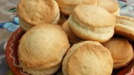 сметанные лепешки в духовке