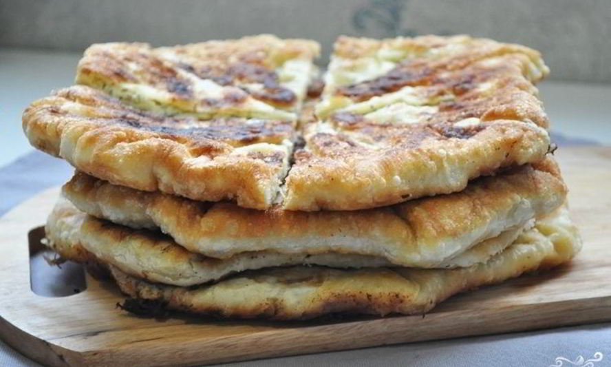 Рецепт тонкие лепешки с зеленью