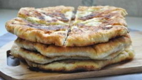 тонкие лепешки с зеленью