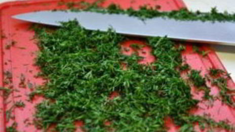 тонкие лепешки с зеленью