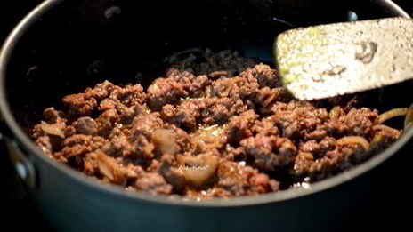 ужин в турецком стиле на лепешке