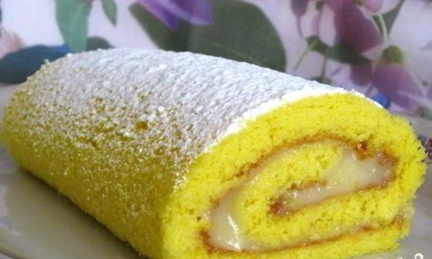 Рецепт лимонный рулет