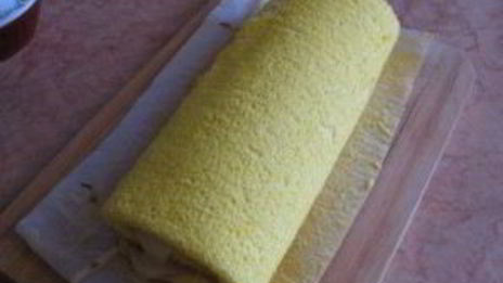 лимонный рулет