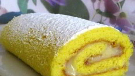 лимонный рулет