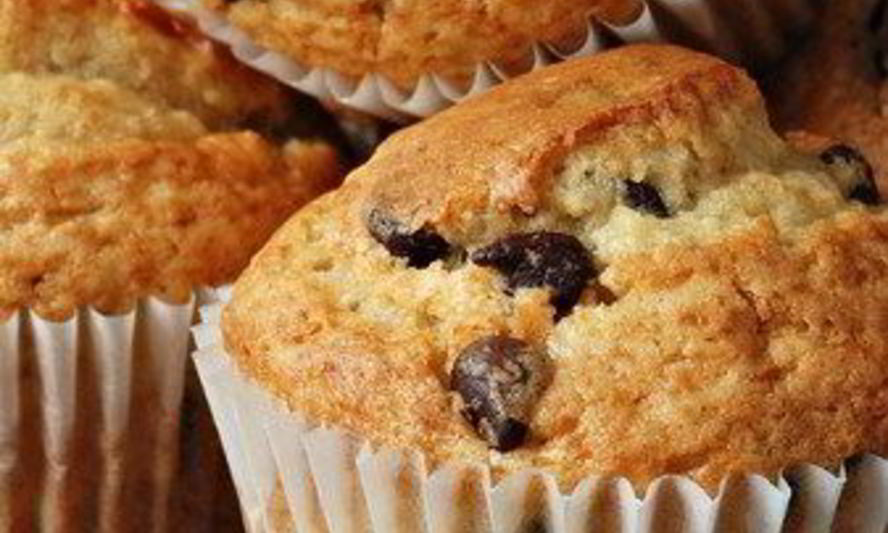 Рецепт банановые маффины с грецкими орехами и шоколадом