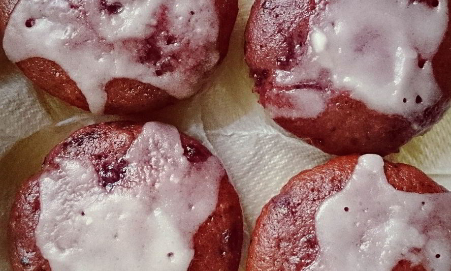 Рецепт черничные маффины с лимонной цедрой