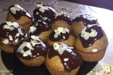 Кофейные маффины в шоколадной глазури