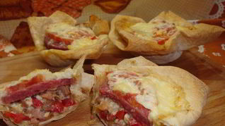 Маффины из лаваша