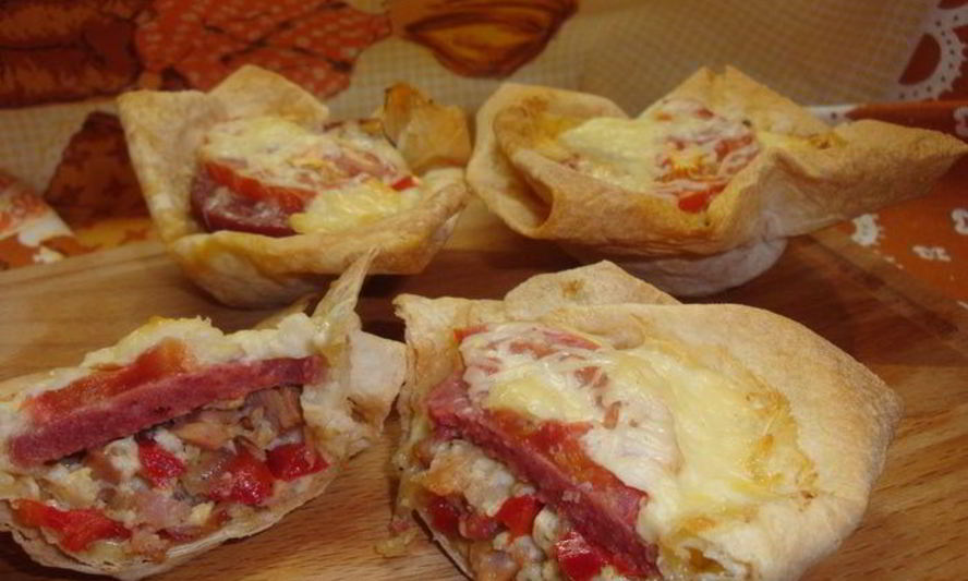 Рецепт маффины из лаваша