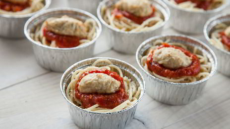 маффины из спагетти