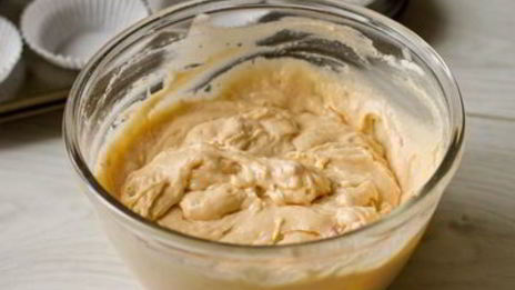 маффины на клубничном йогурте