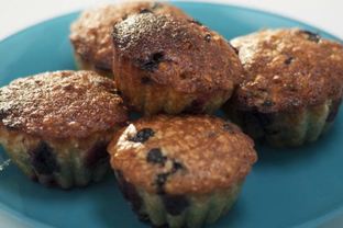 Маффины с черной смородиной