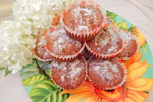 Маффины с финиками и грецкими орехами