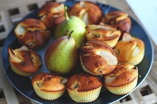 Маффины с грушей
