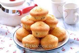 Маффины с изюмом