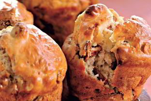 Маффины с лисичками и курагой