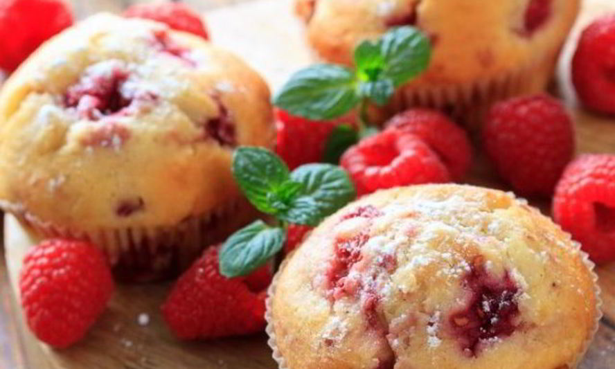 Рецепт маффины с малиной