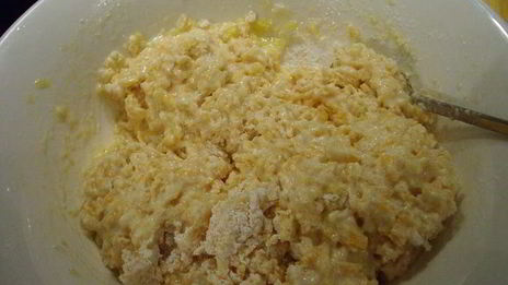 маффины с мраморным сыром