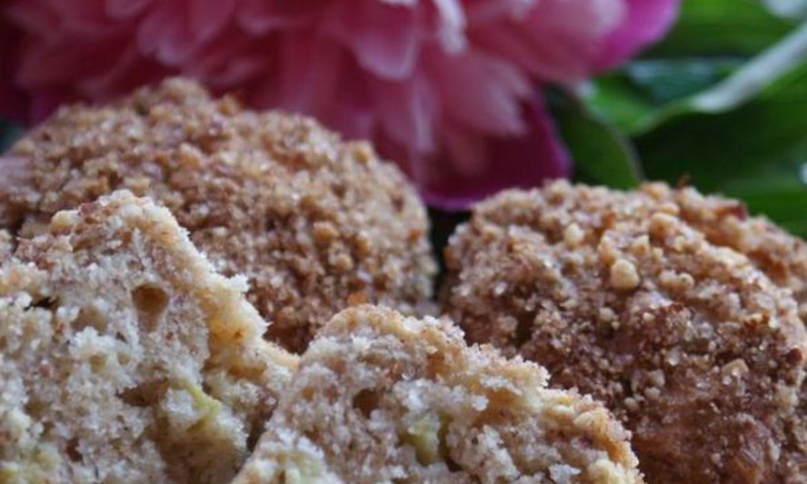 Рецепт маффины с ревенем