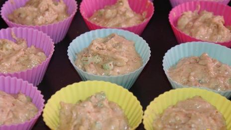 маффины с ревенем