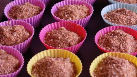 маффины с ревенем