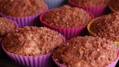 маффины с ревенем