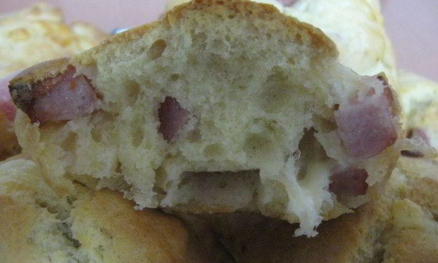 Рецепт маффины с сыром и ветчиной