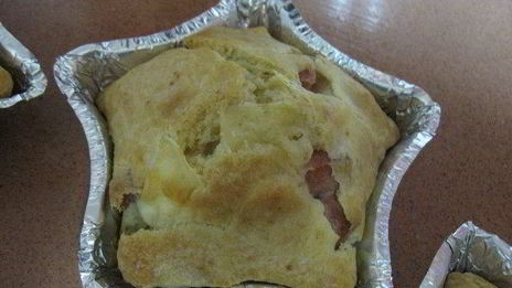 маффины с сыром и ветчиной