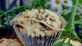 Маффины с тремя видами сыра