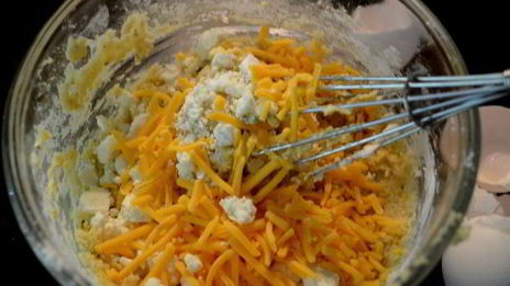 маффины с тремя видами сыра