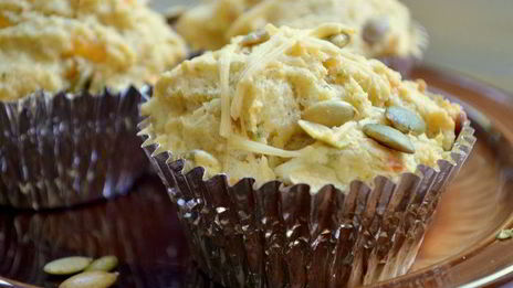 маффины с тремя видами сыра