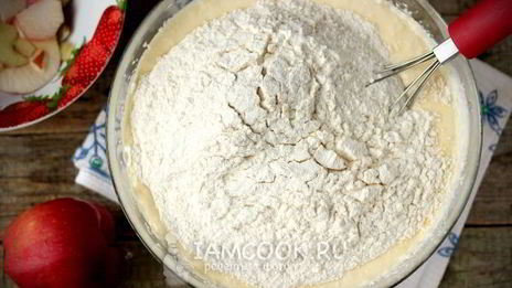 маффины с яблоками