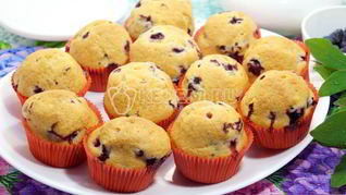 Маффины с ягодой