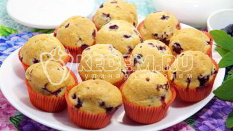 маффины с ягодой