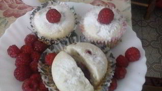 Малиновые маффины