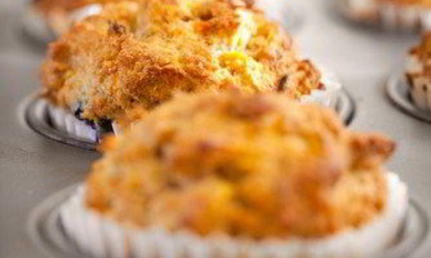 Рецепт постные кокосово-морковные маффины с миндалем