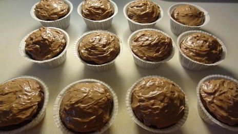 шоколадные маффины паучки