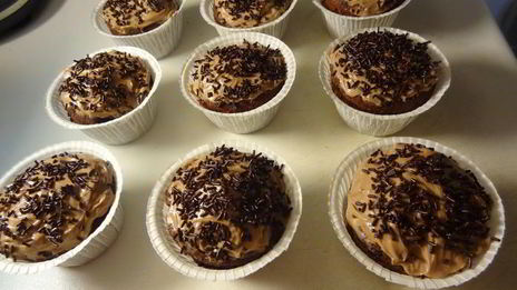 шоколадные маффины паучки