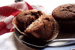 Шоколадные маффины с творожной начинкой