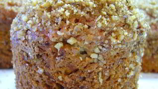 Свекольно-ореховые маффины