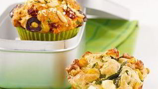 Цукинни-фета-маффины