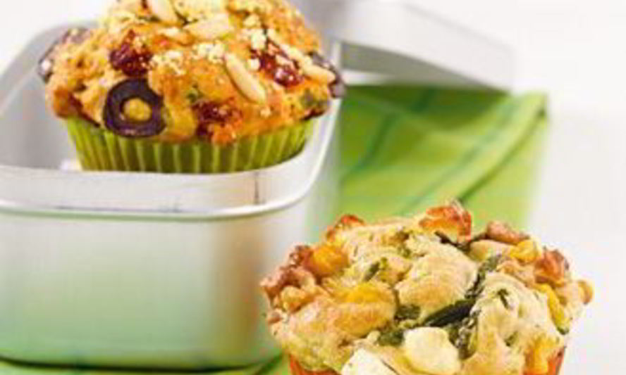 Рецепт цукинни-фета-маффины