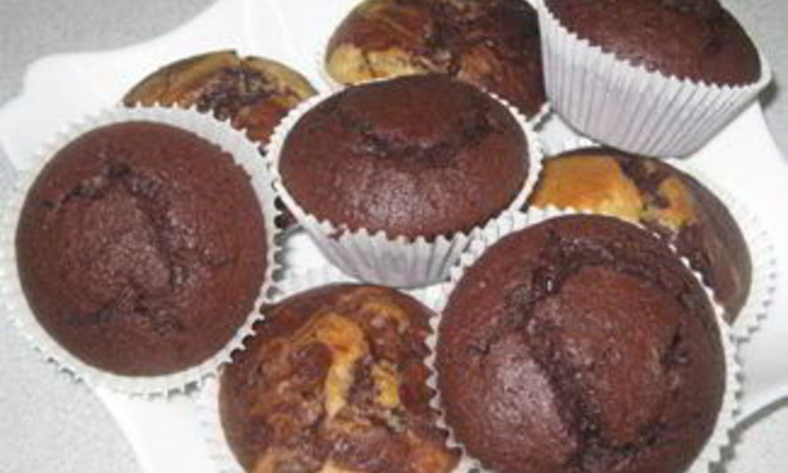 Рецепт цветущие пестрые маффины