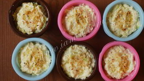 творожные маффины с кабачком