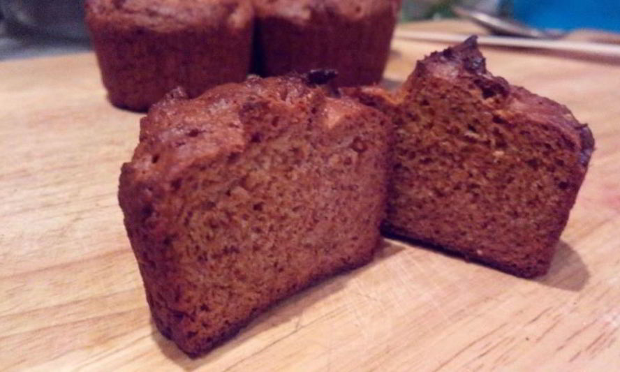 Рецепт веган-маффины с арахисовой пастой