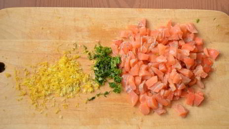 закусочные маффины с семгой