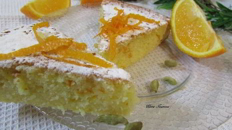 апельсиновый манник