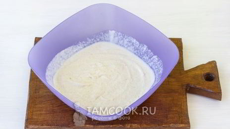 классический манник на кефире