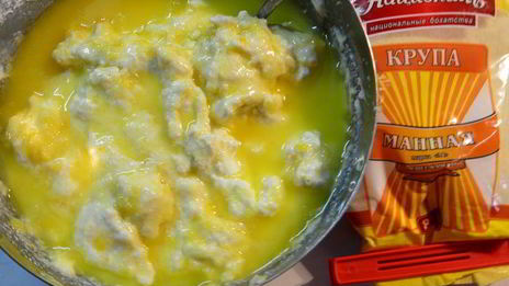 лимонный манник на кефире